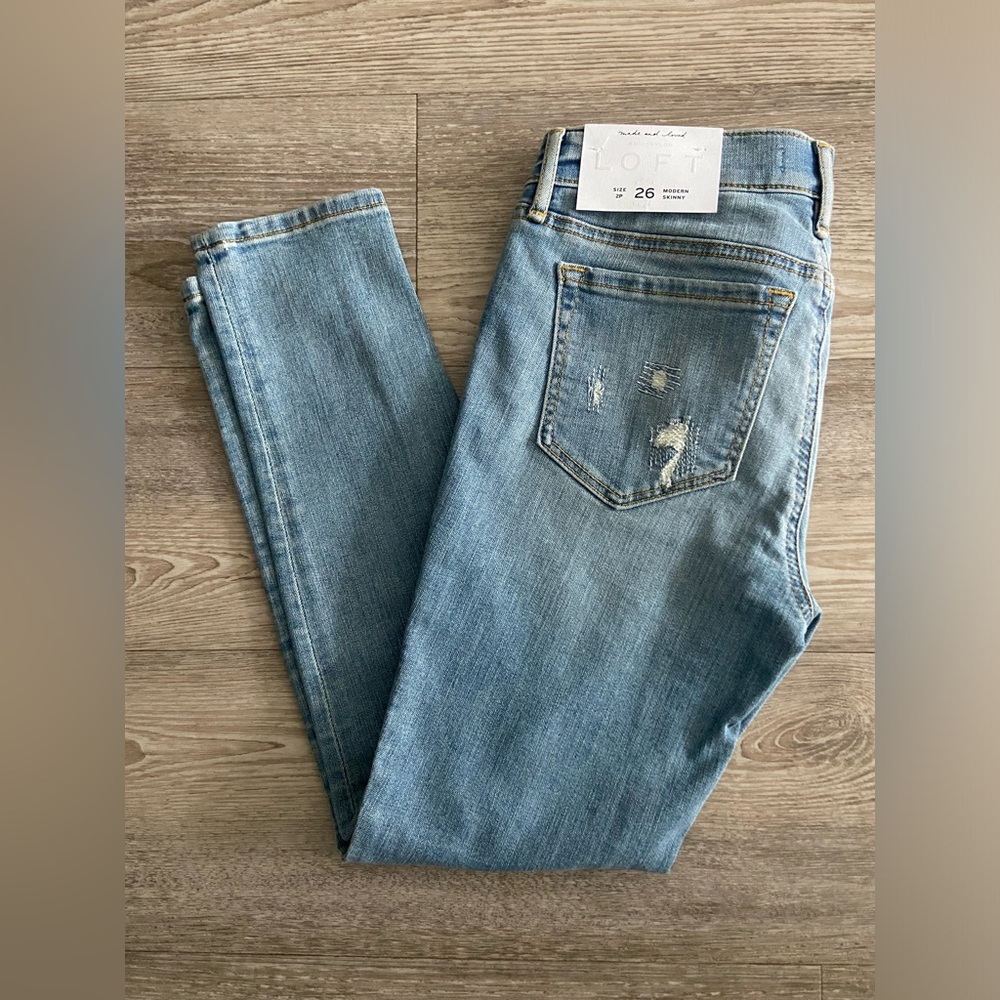 NWT LOFT Petite Modern Skinny Jeans